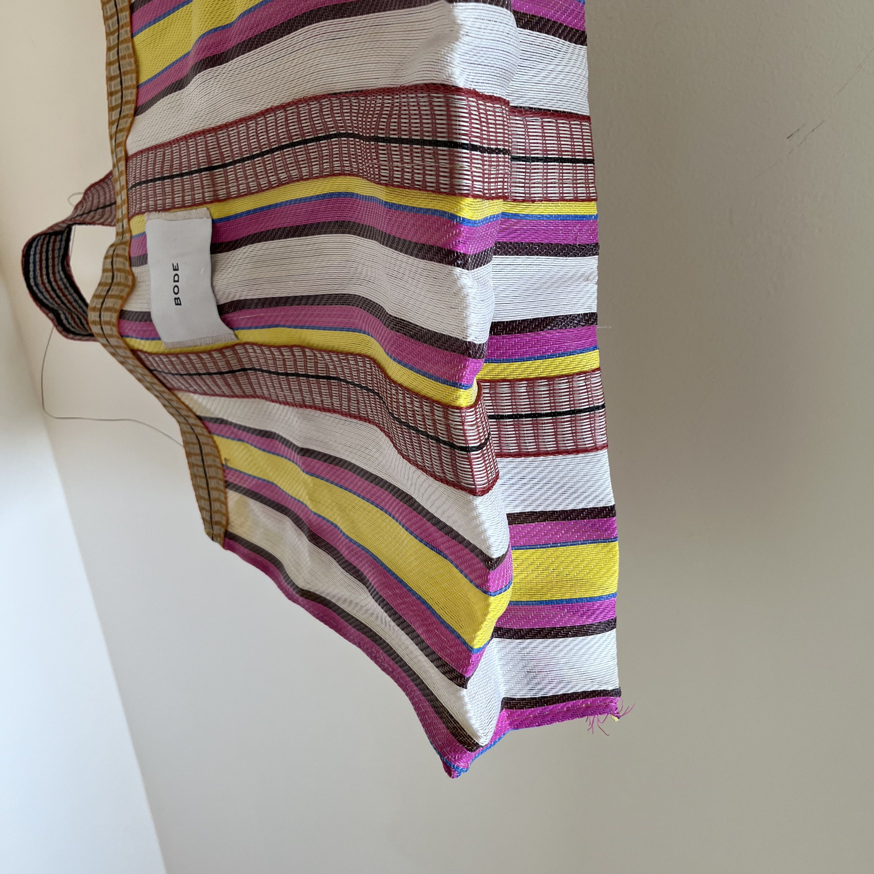 Bode Bode Striped Summer Tote Bag Size ONE SIZE - 9 Thumbnail