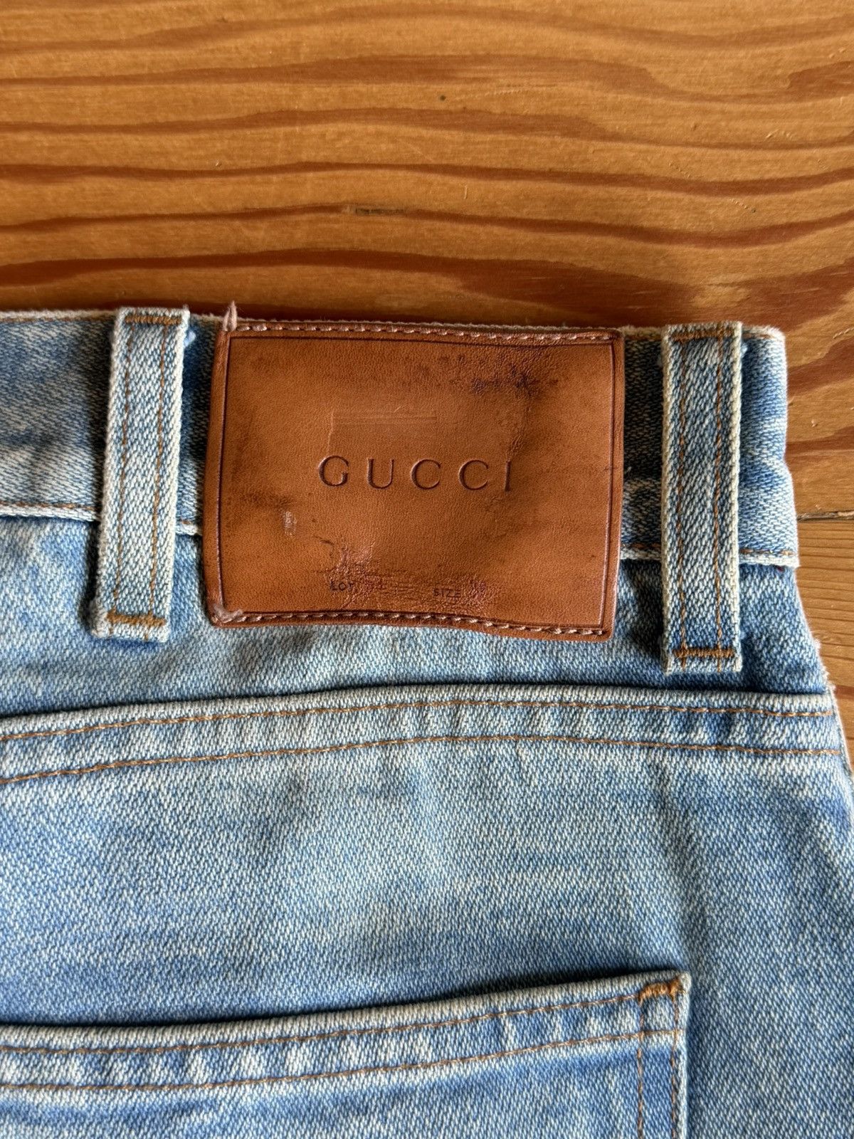 Gucci Gucci Bug Denim Size US 32 / EU 48 - 3 Thumbnail