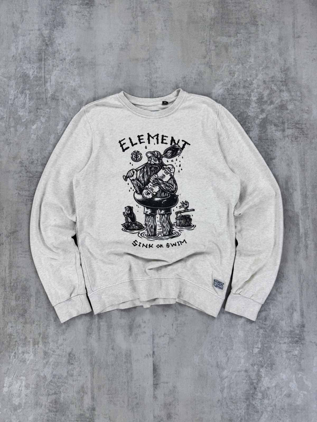 Element ELEMENT TIMBER Sweatshirt long sleeve skateboarding style Size US L / EU 52-54 / 3 - 1 Thumbnail