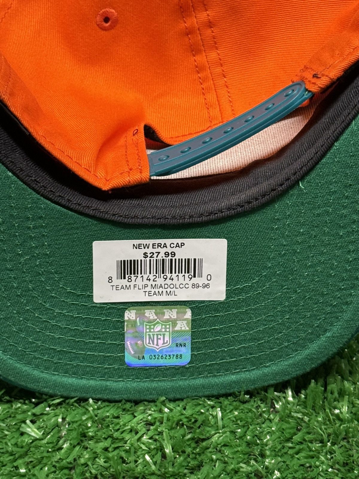 NFL Miami Dolphins NEW ERA hat Size ONE SIZE - 4 Thumbnail