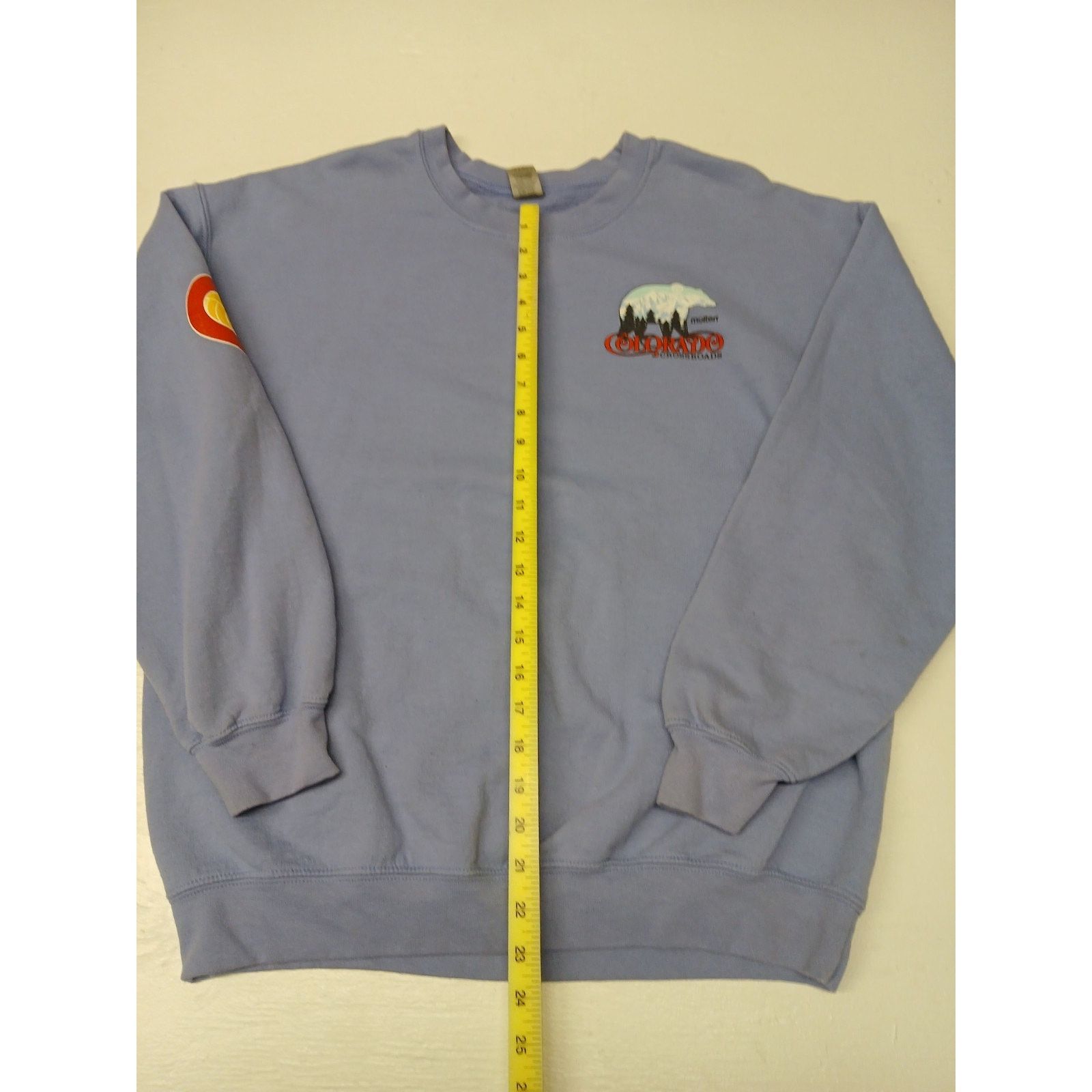 Gildan Gildan (Large) Purple Heavy Blend Pullover Sweatshirt Size L / US 10 / IT 46 - 2 Thumbnail
