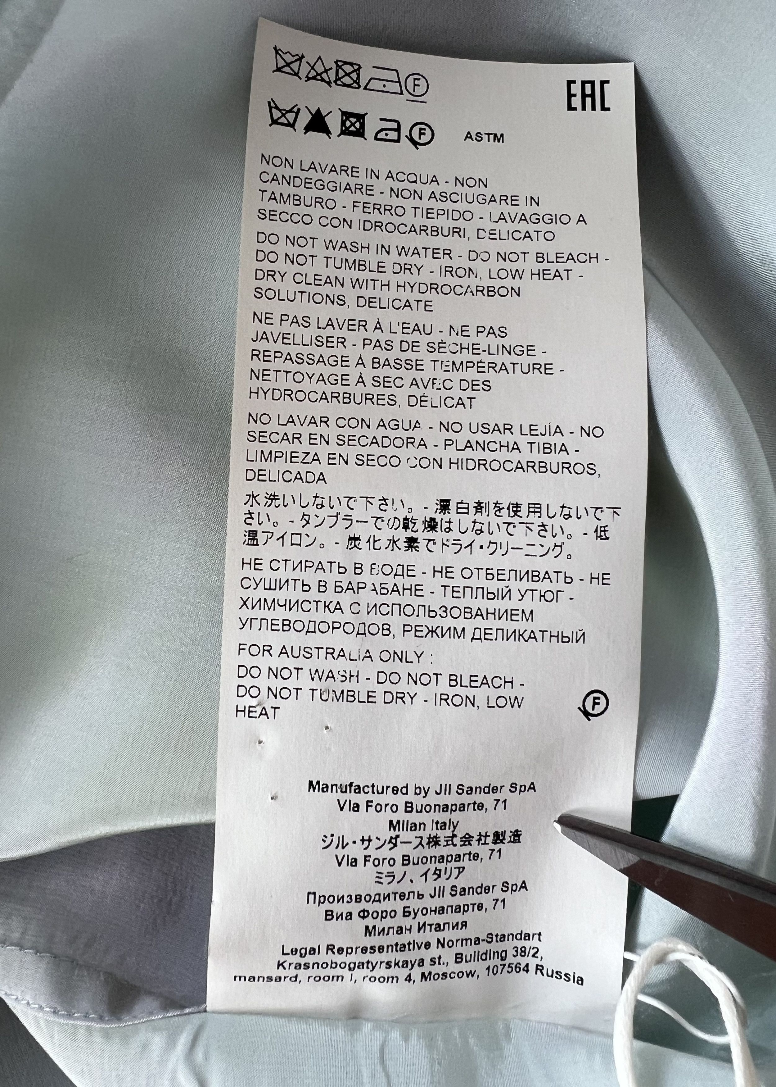 Jil Sander Jil Sander SS20 NEW Akron men's shirt Size US M / EU 48-50 / 2 - 7 Thumbnail