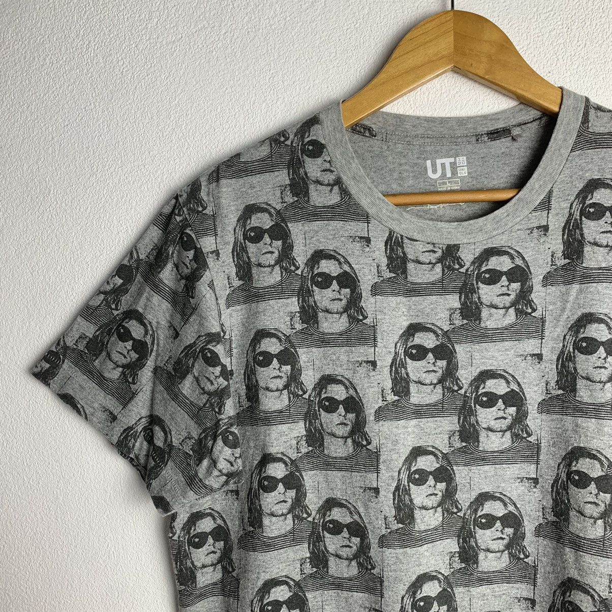 Band Tees × Nirvana × Uniqlo Uniqlo x Nirvana Kurt Cobain All Over Print Tee Size US S / EU 44-46 / 1 - 2 Thumbnail