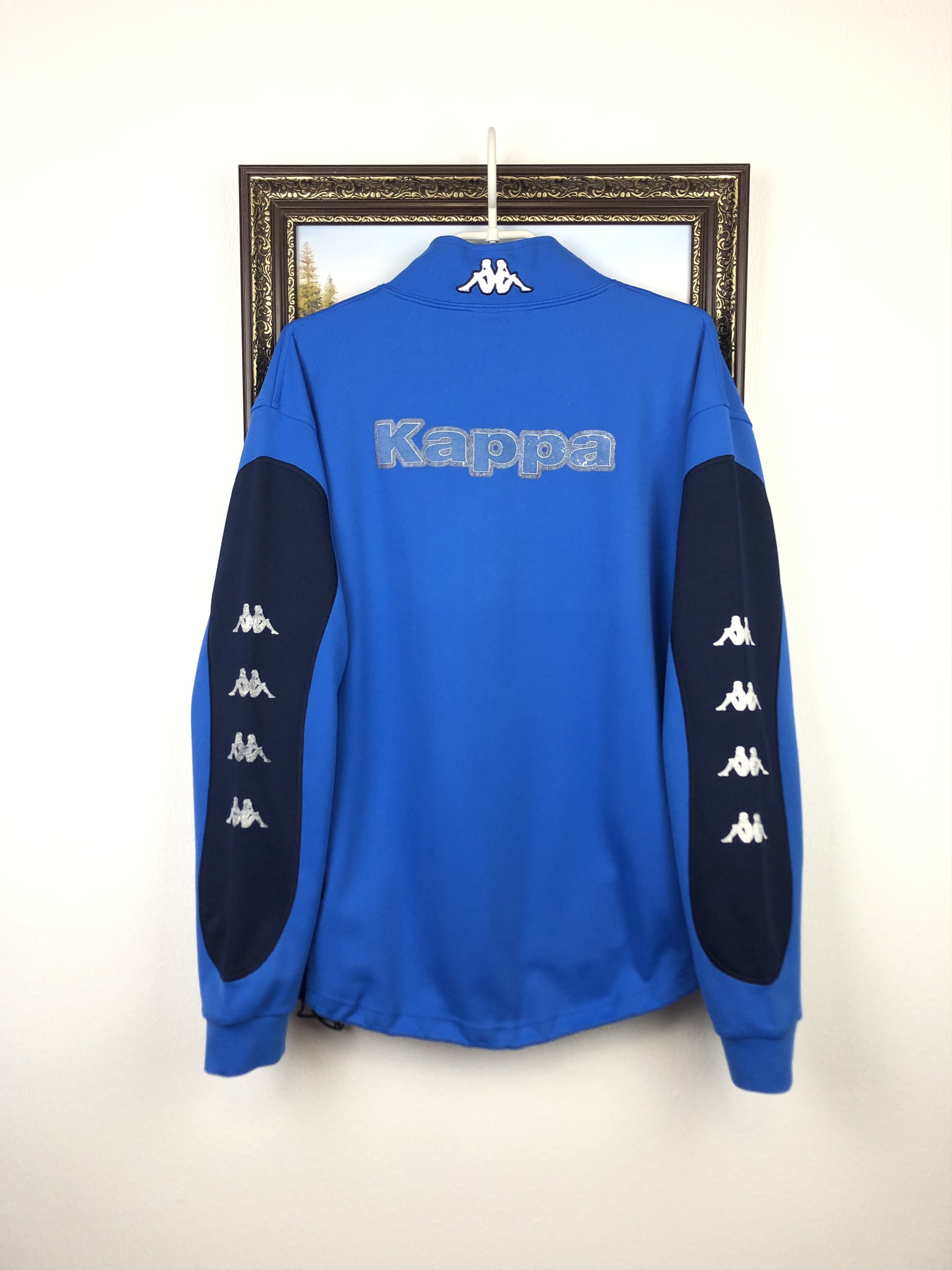 Kappa × Vintage Vintage Kappa Italy Football Jacket Sweatshirt Soccer Track Size US L / EU 52-54 / 3 - 12 Thumbnail