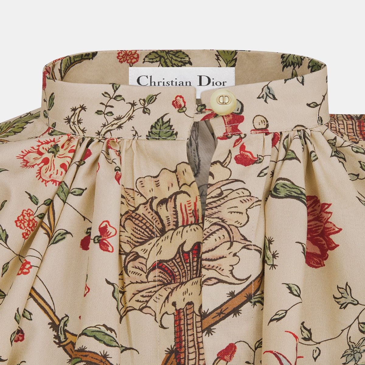 Dior o1bcso1str0225 Shirt in Beige Size M / US 6-8 / IT 42-44 - 3 Thumbnail