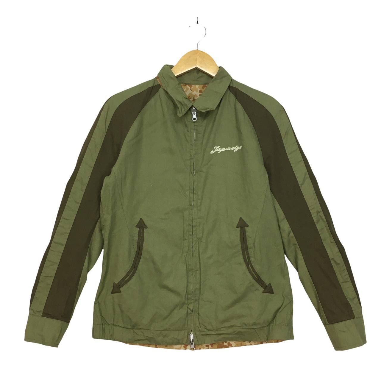 Japanese Brand Vtg Japanese Designer TAKEO KIKUCHI Zip Up Reversible Jacket Size US M / EU 48-50 / 2 - 1 Thumbnail