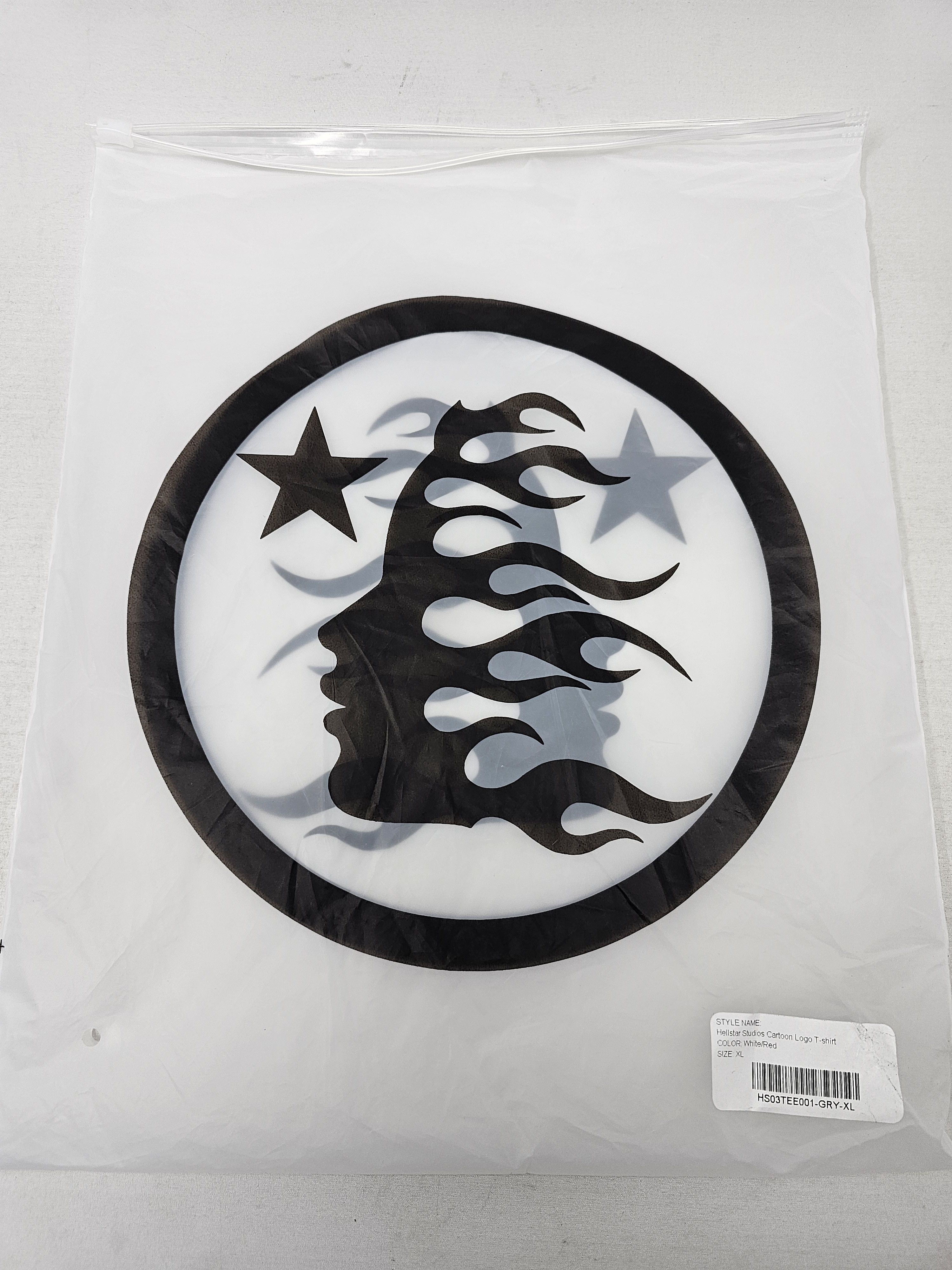 HELLSTAR Hellstar Studios Cartoon Logo Grey/White T-Shirt Size US XL / EU 56 / 4 - 3 Thumbnail