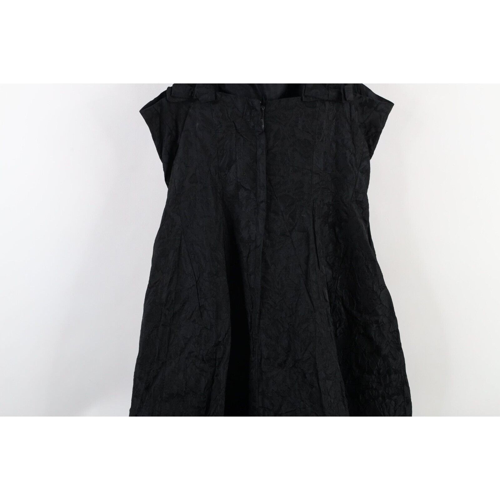 Vintage Vintage 50s 60s Rockabilly Floral Brocade Cocktail Dress Size M / US 6-8 / IT 42-44 - 14 Thumbnail