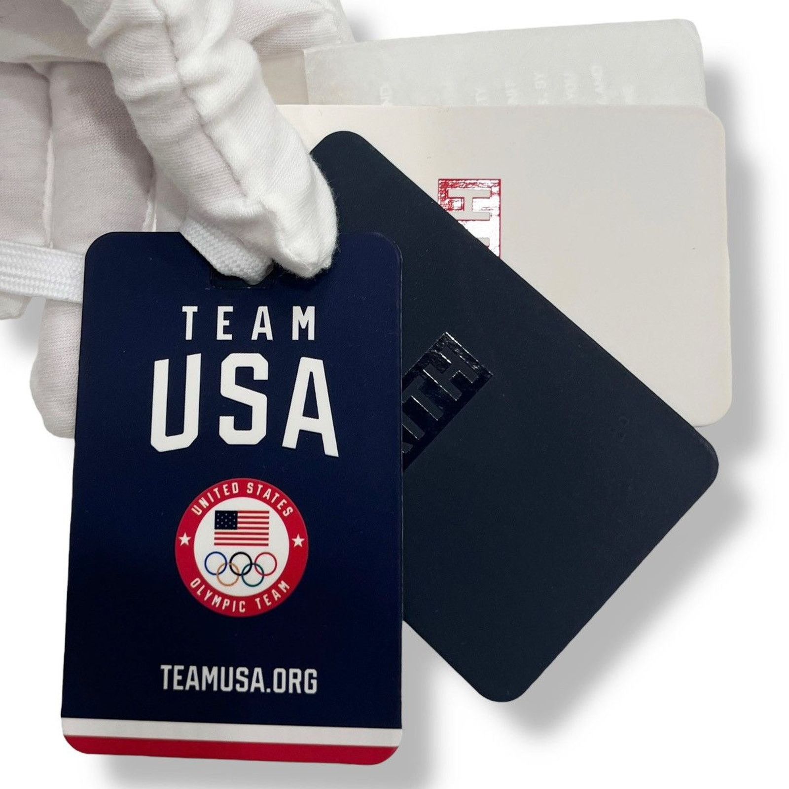 Kith KITH- Team USA 5 Rings Howard Tee Olympics Heather Gray Size US M / EU 48-50 / 2 - 5 Thumbnail