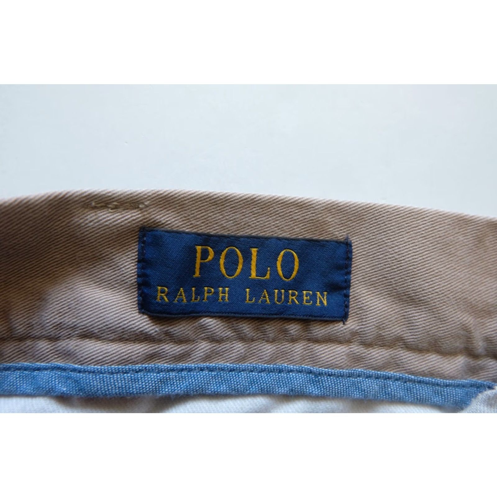 Polo Ralph Lauren VINTAGE Polo Ralph Lauren POLO 90s Y2K CLASSIC FIT KHAKI COTTON CHINO 9" SHORTS MEN SZ 36 Size US M / EU 48-50 / 2 - 6 Thumbnail