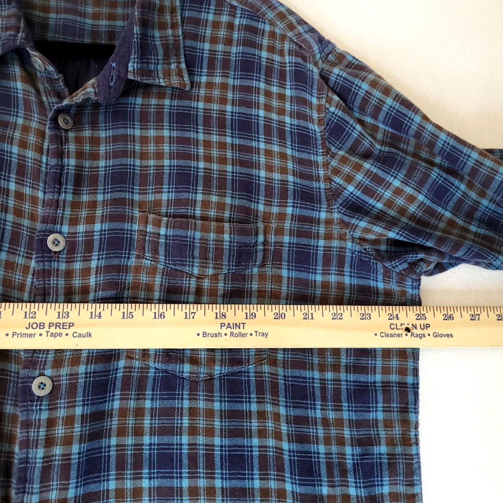 Carbon2Cobalt Carbon 2 cobalt Men’s Lined Button-Up 100% Cotton shirt XL Multicolor Button-Down Collared Long Sleeve Casual Shirt Men XL Size US XL / EU 56 / 4 - 7 Thumbnail