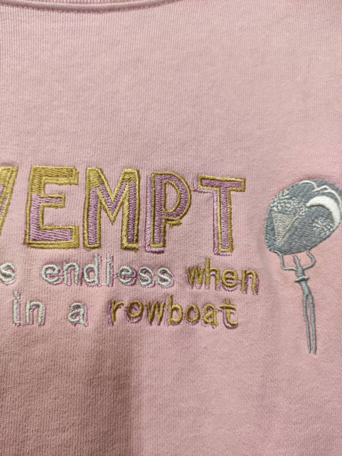 Cav Empt Cav Empy Embroidered Pink Endless Sea Crewneck Size US L / EU 52-54 / 3 - 6 Thumbnail