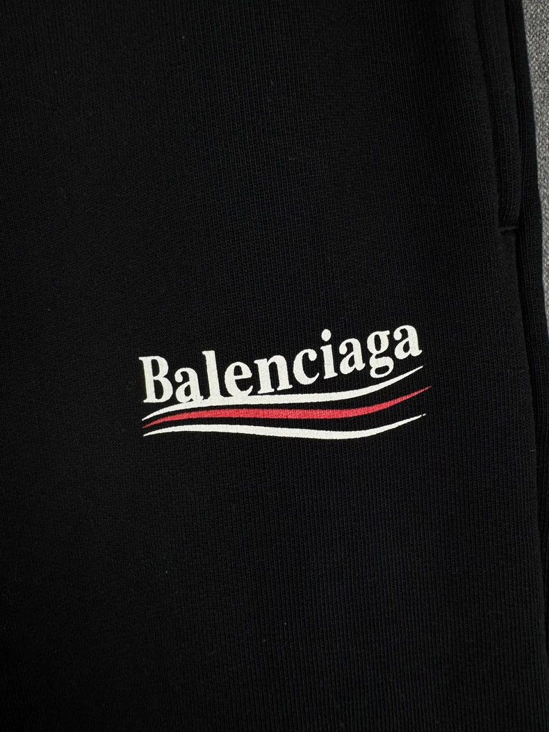 Balenciaga Balenciaga size M Coke print black pants Size US 26 / EU 42 - 3 Thumbnail