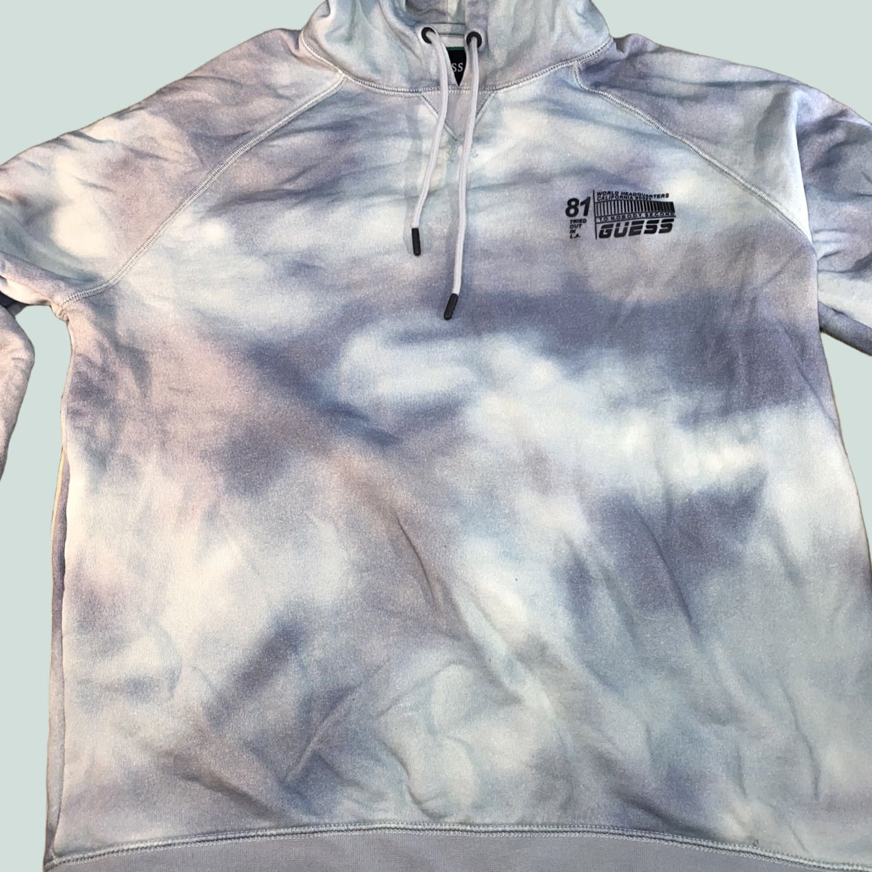 Guess GUESS Hoodie Men Multicolor Tie Dye Size S Pullover Regular Small Size US S / EU 44-46 / 1 - 1 Thumbnail