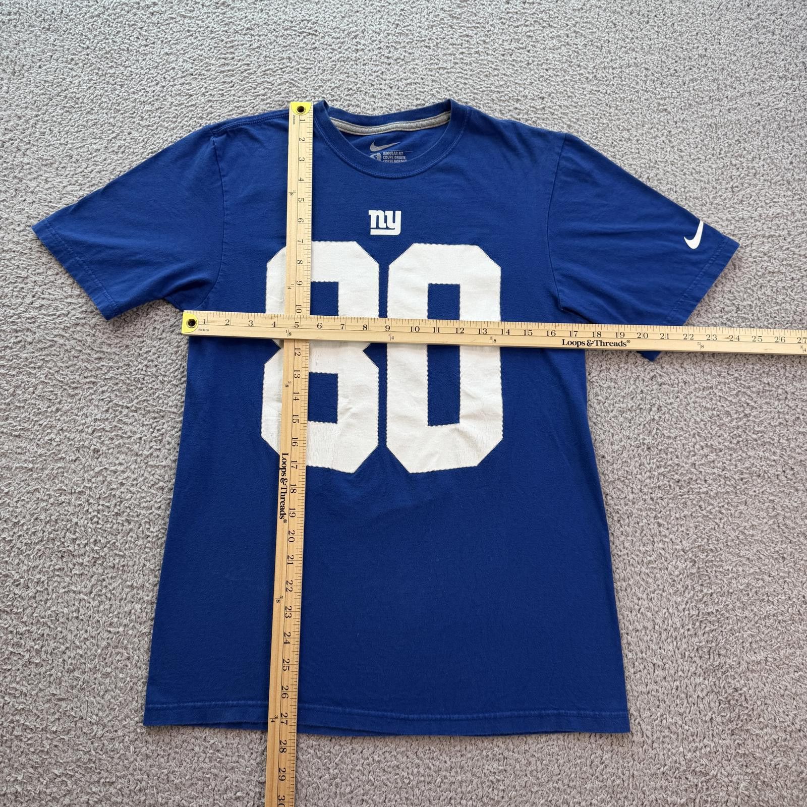 Other Nike New York Giants Victor Cruz #80 Jersey T Shirt Blue NFL Size US S / EU 44-46 / 1 - 3 Thumbnail