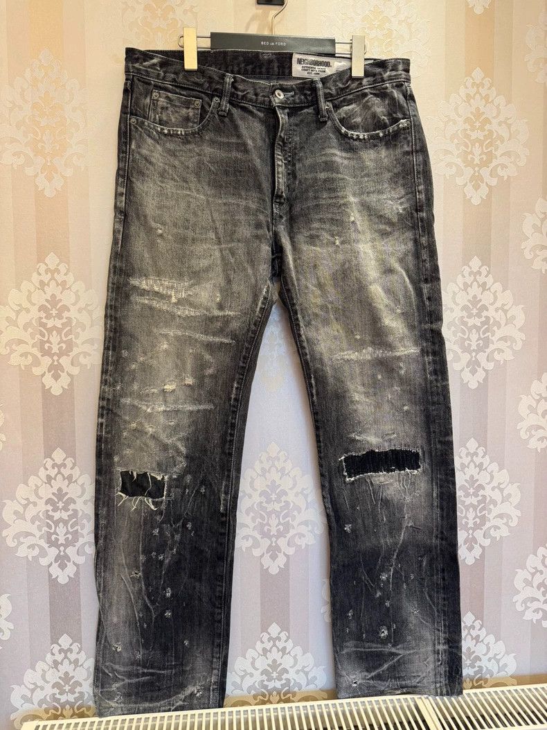 Neighborhood NEIGHBORHOOD 20SS Black Denim Jeans Size US 36 / EU 52 - 1 Thumbnail