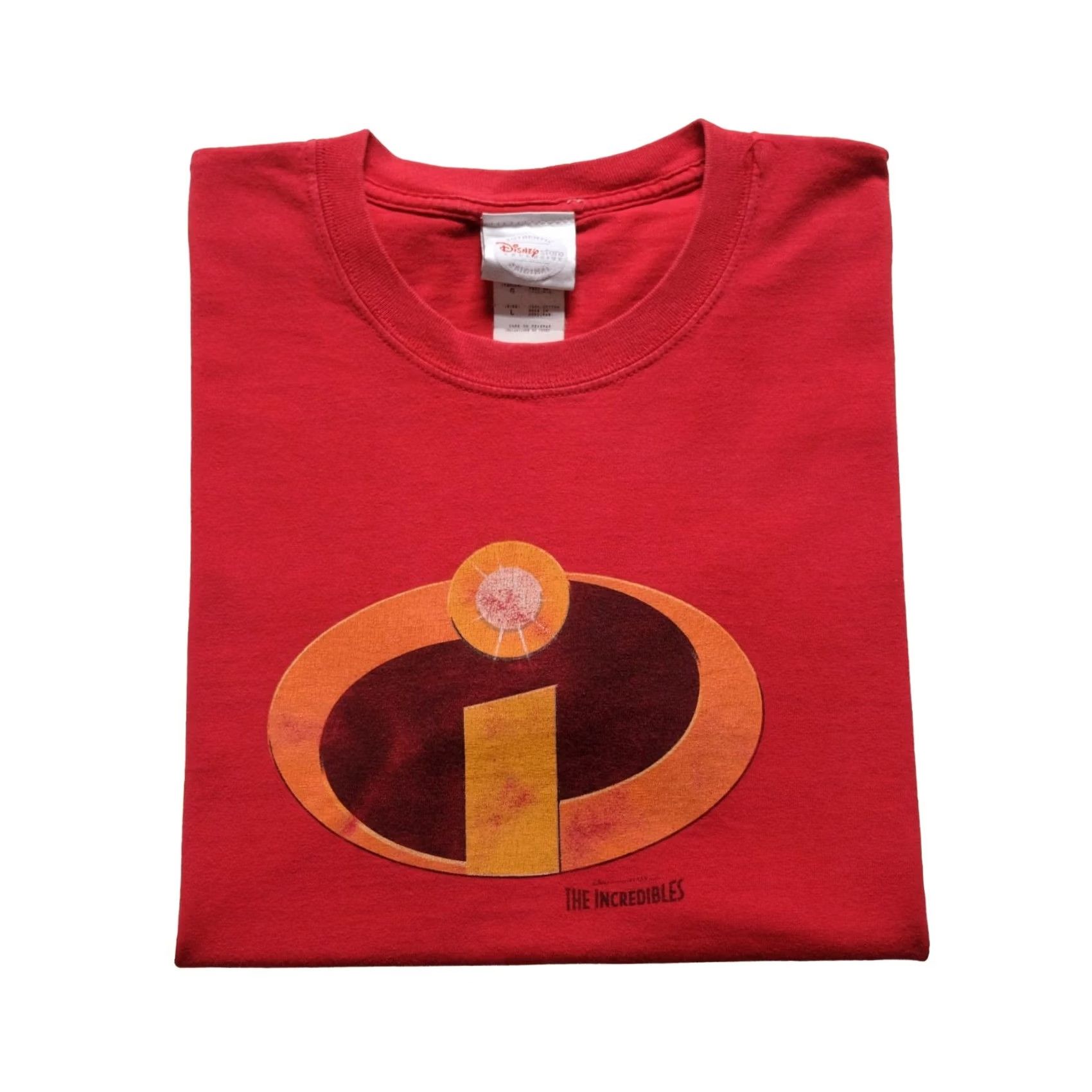 Disney VINTAGE DISNEY PIXAR INCREDIBLES T SHIRT RED GRAPHIC MOVIE PROMO 2004 LG ADULT MENS Size US L / EU 52-54 / 3 - 2 Thumbnail