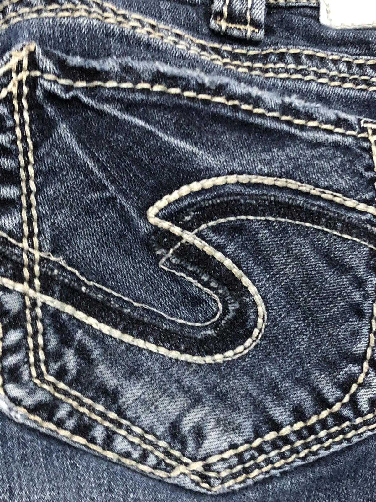 Silver Jeans Co. × Vintage Vtg Y2K Silver Suki Straight Jeans Size 40" / US 18 - 4 Thumbnail