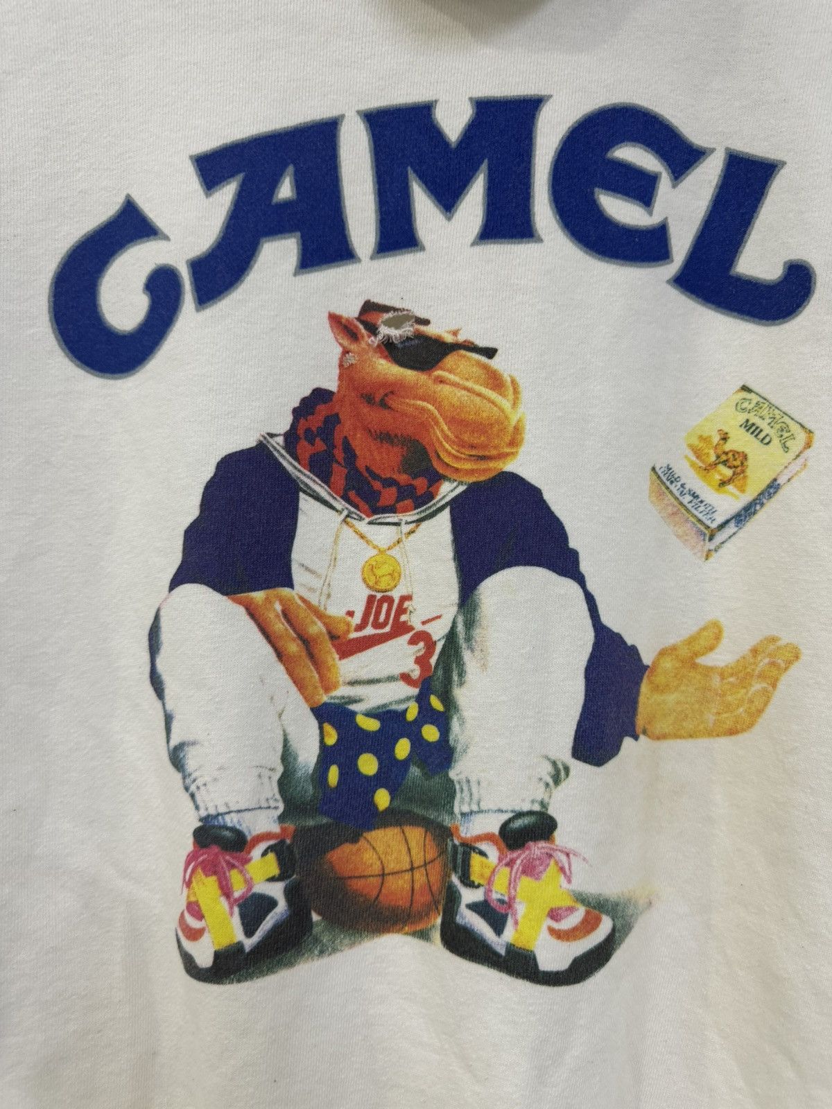 Camel VINTAGE JOE CAMEL HOODIE BACK HIT PRINTED Size US L / EU 52-54 / 3 - 4 Thumbnail