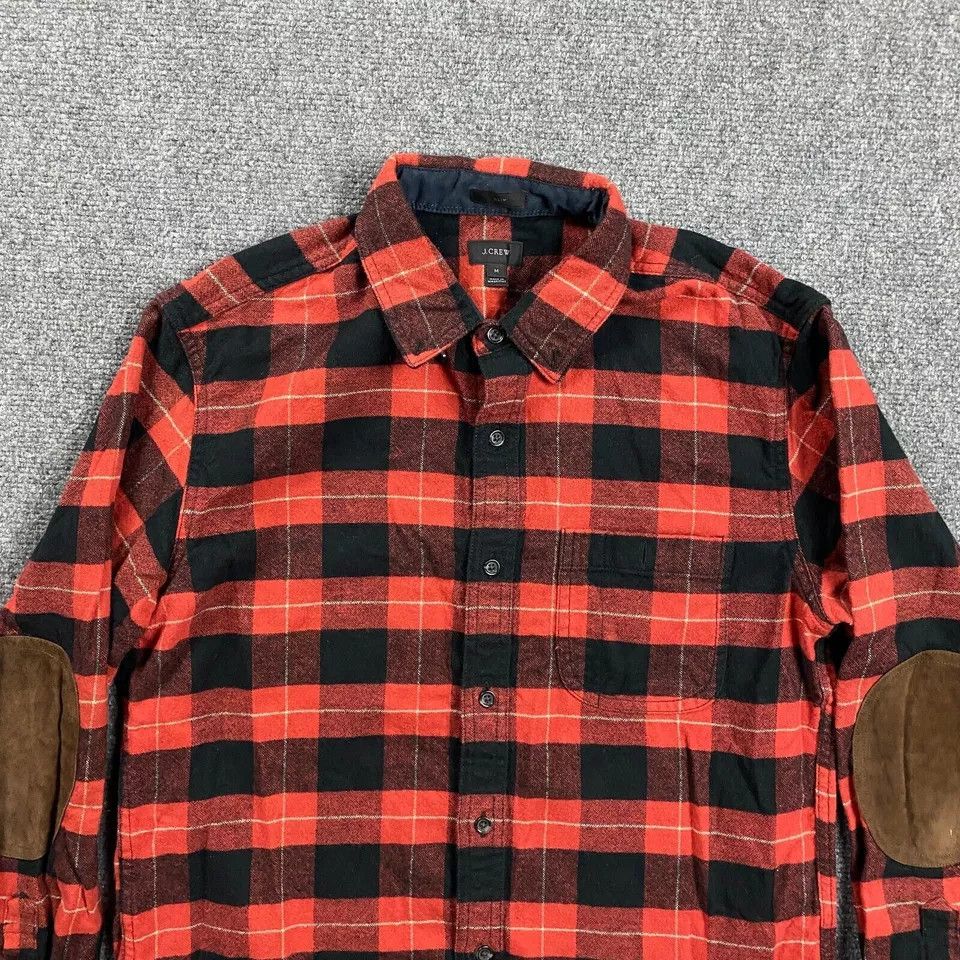 J.Crew J Crew Flannel Shirt Mens Medium Buffalo CheckSlim Fit Patch Size US M / EU 48-50 / 2 - 2 Thumbnail
