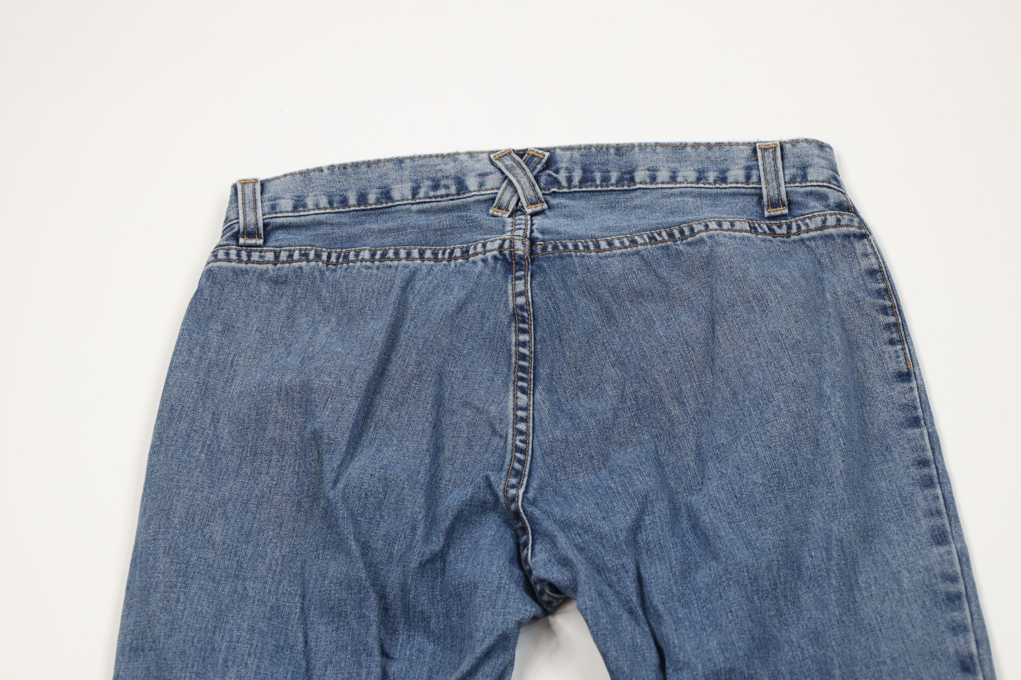 Gap Vintage 90s Y2K Gap Babydoll Flared Wide Leg Denim Jeans USA Size 28" / US 6 / IT 42 - 10 Thumbnail