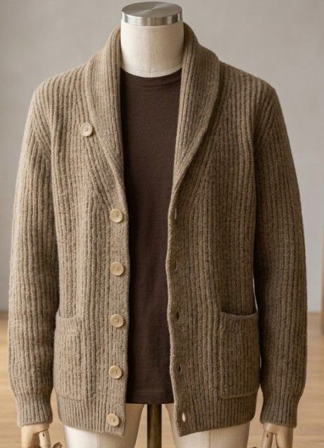 Number (N)ine NUMBER NINE Decorative Wool Cardigan Knit Sweater Size US S / EU 44-46 / 1 - 7 Thumbnail