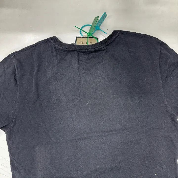 Gucci Gucci GUCCI Oversized Logo Black Short Sleeve T-Shirt -250 Size US S / EU 44-46 / 1 - 9 Thumbnail