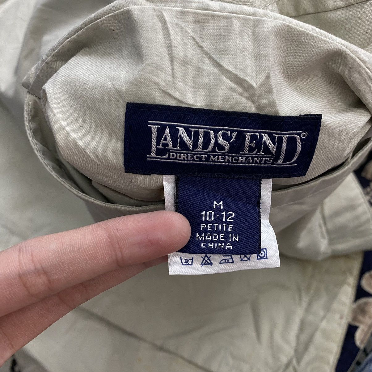 Lands' End LAND'S END Flower Overprint Reversible Bomber Jacket Size US M / EU 48-50 / 2 - 7 Thumbnail