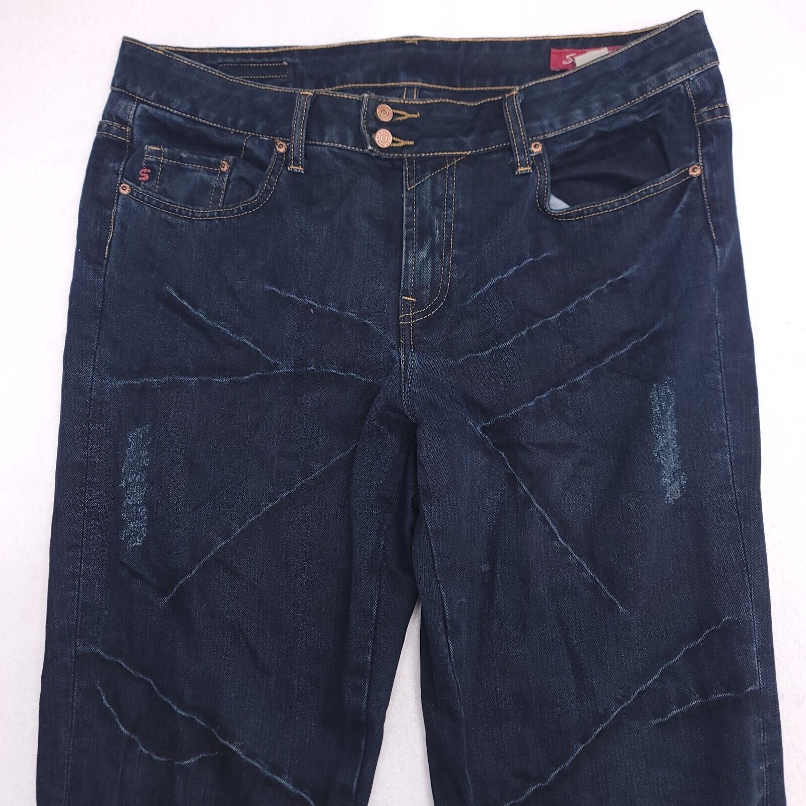 Seven 7 Seven7 Casual Button Zip Denim Jeans Womens Size 16 Blue Size 38" / US 16 / IT 52 - 1 Thumbnail