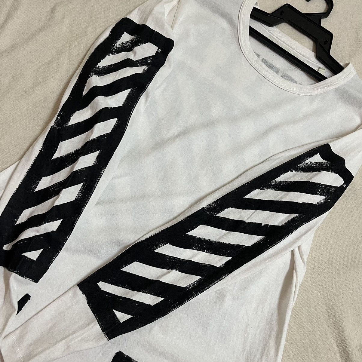 Off-White Authentic Off White Big Logo Prints Long Sleeve Man Shirts Size US L / EU 52-54 / 3 - 4 Thumbnail