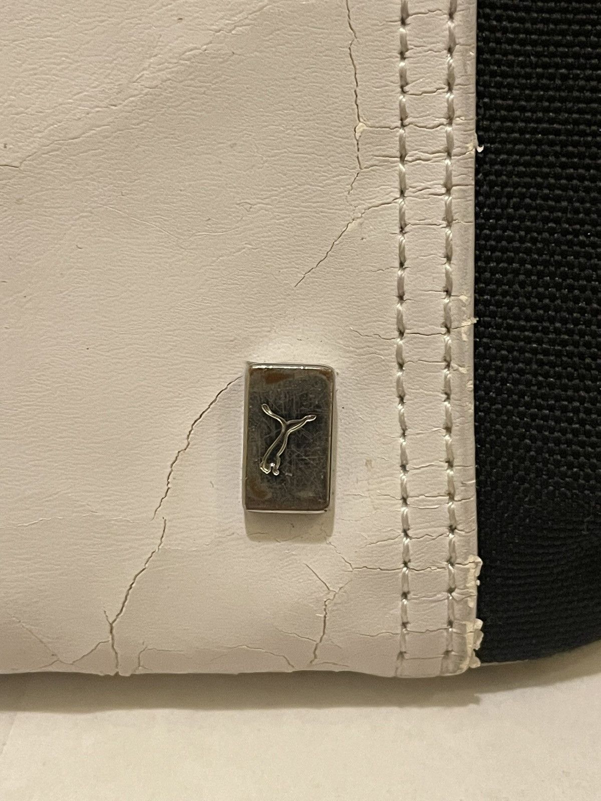 Puma Vintage Y2K Puma Black & White Cat Logo Cute Hand Bag Purse Size ONE SIZE - 20 Thumbnail