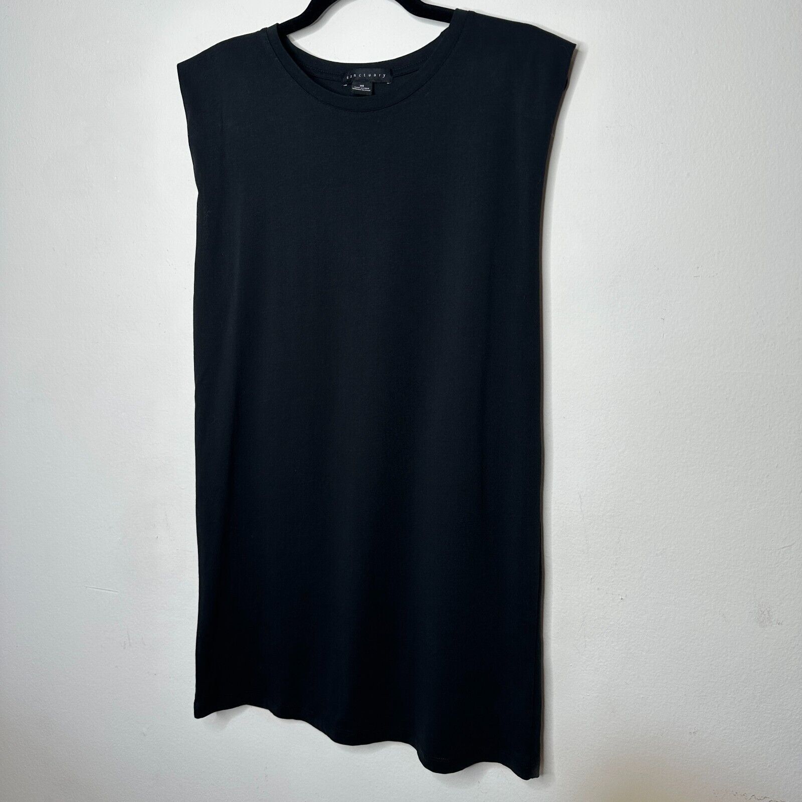 Sanctuary Sanctuary Black Crewneck Sleeveless Drop Armhole Dress XS Size XS / US 0-2 / IT 36-38 - 2 Thumbnail