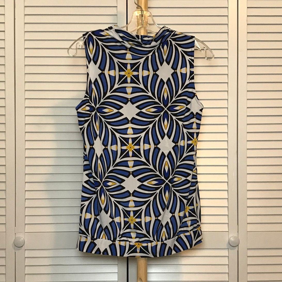 Worthington Worthington Geometric Sleeveless Stretch Blouse M Size M / US 6-8 / IT 42-44 - 2 Thumbnail