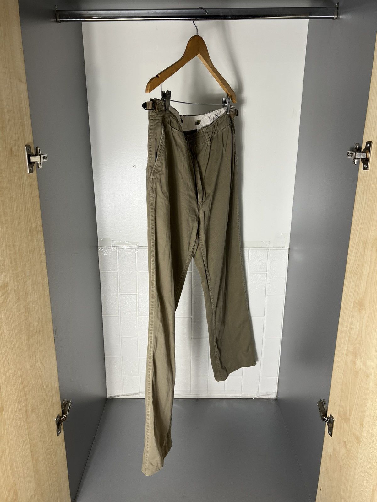Polo Ralph Lauren VINTAGE POLO RALPH LAUREN MILITARY CHINO PANTS CASUAL 90s Size US 36 / EU 52 - 4 Thumbnail