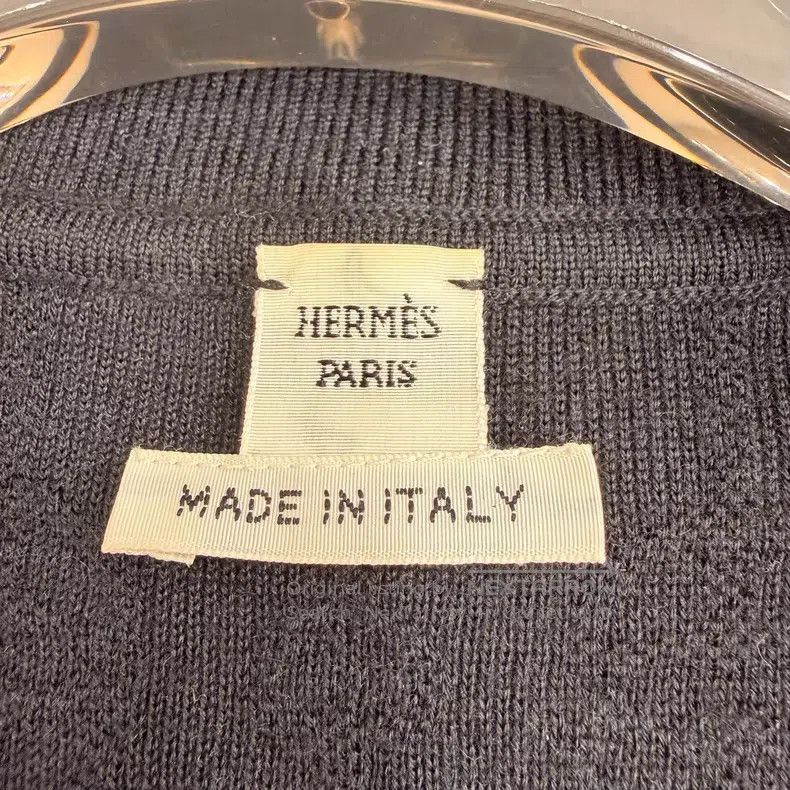 Hermes Hermes Black Full Print Cashmere Silk Open Cardigan Jacket Size XS / US 0-2 / IT 36-38 - 3 Thumbnail
