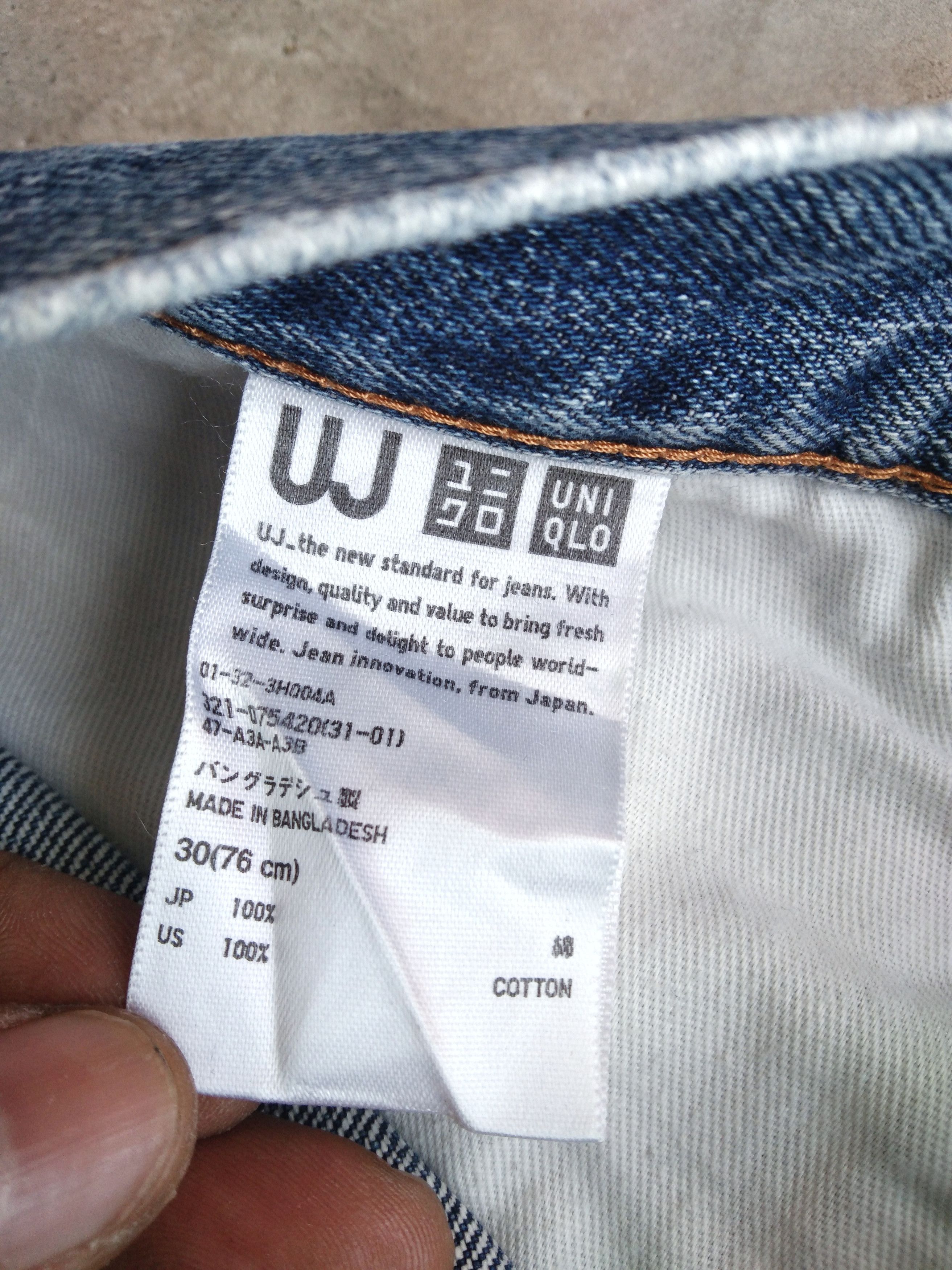 Uniqlo Vintage Uniqlo Distressed Jeans 30x30 Size US 30 / EU 46 - 7 Thumbnail