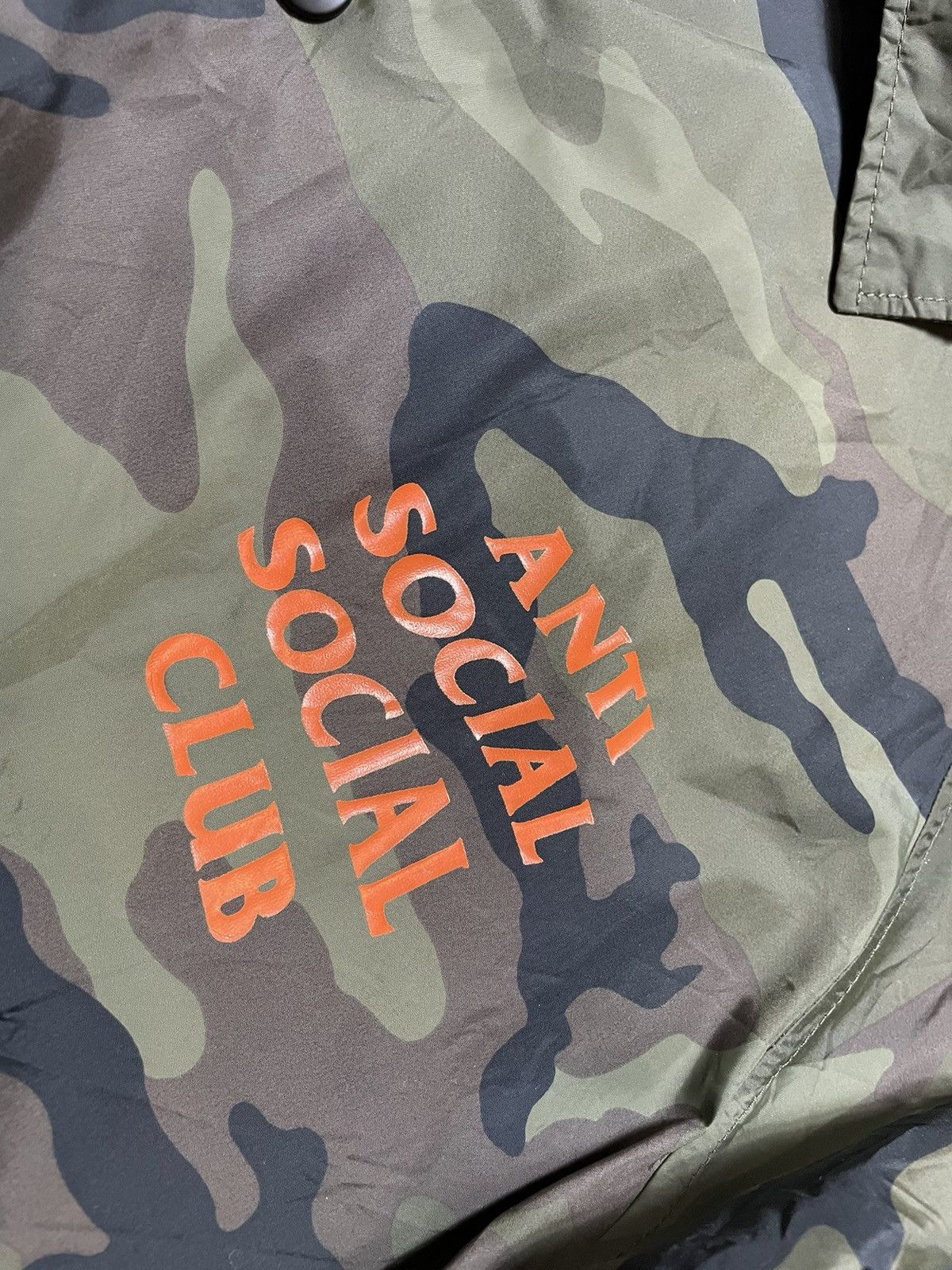 Anti Social Social Club Nylon Overshot Jacket ASSC Anti Social Social Club Camo Y2K Size US M / EU 48-50 / 2 - 6 Thumbnail