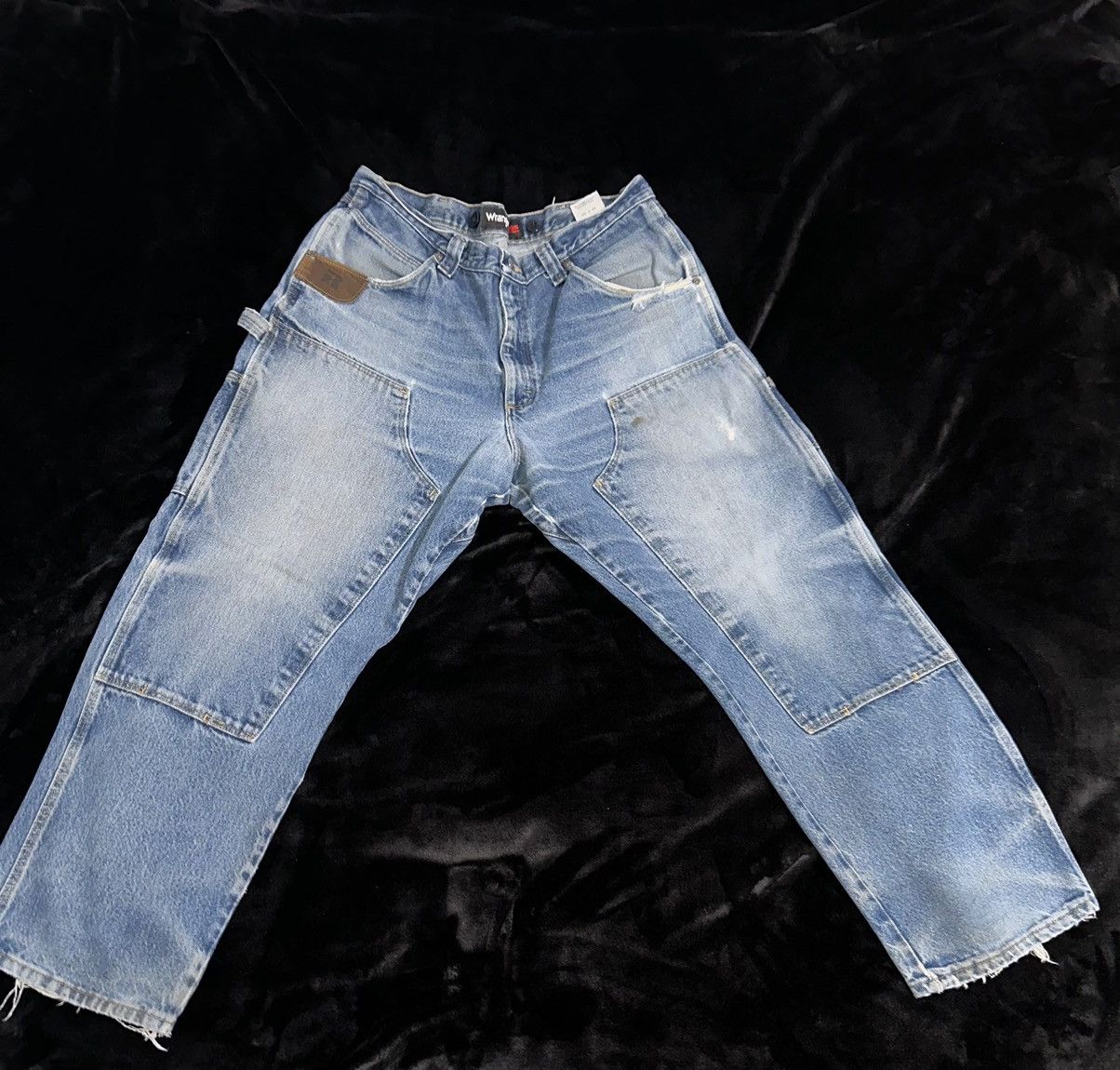 Vintage × Wrangler Double Knee Wrangler Size US 36 / EU 52 - 2 Thumbnail