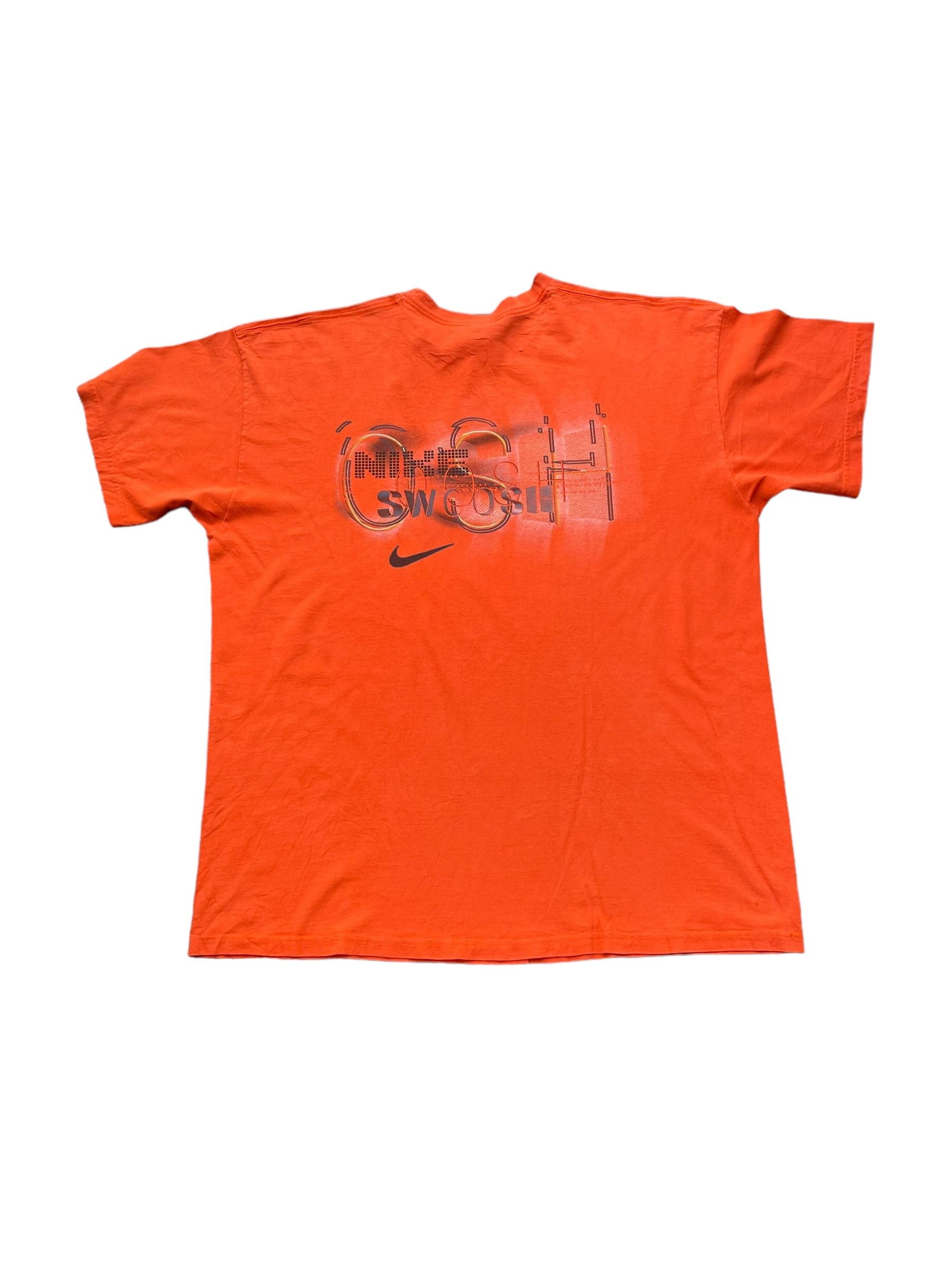 Nike Vintage Nike Swoosh Tshirt Double Sided Size US XXL / EU 58 / 5 - 5 Thumbnail