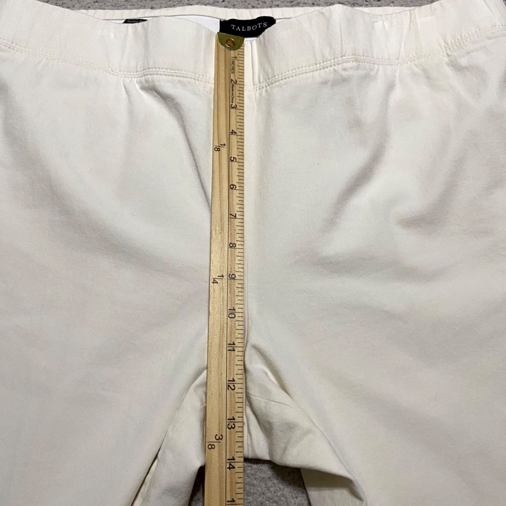 Talbots Talbots Womens 18 Tall Pants White Light Wash Skinny Ankle Pull On Chino Pants White Skinny 18 Tall Talbots Mens? Size 25" / US 0 / IT 36 - 7 Thumbnail