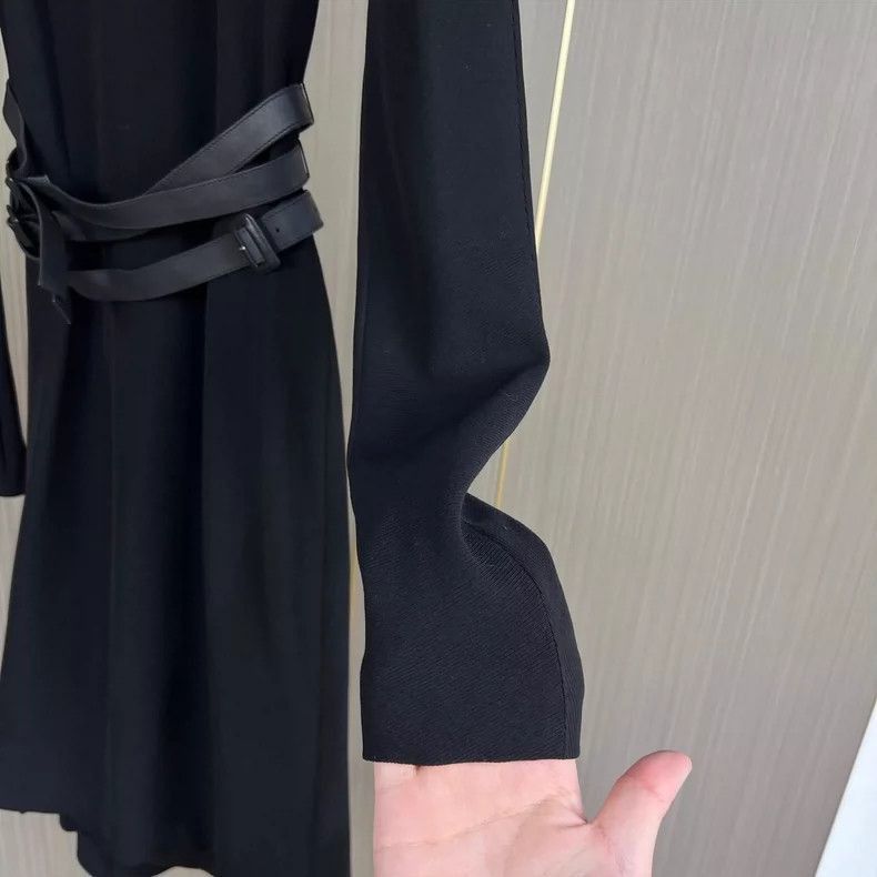 Dior Dior Black Belted Dress Size 36-2506 Size S / US 4 / IT 40 - 4 Thumbnail