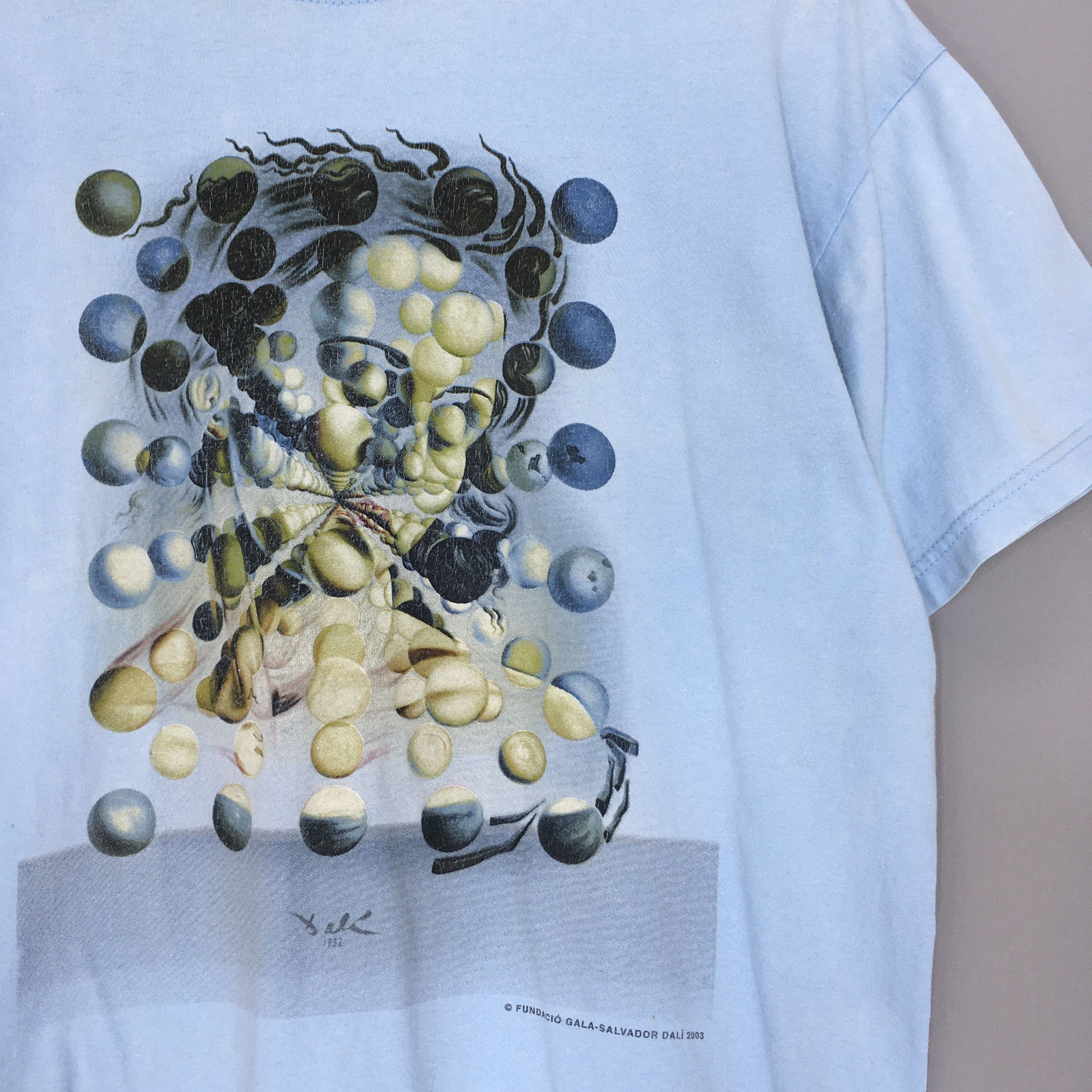 Vintage RARE Vintage Fundació Gala-Salvador Dali Art T Shirt Medium Size US M / EU 48-50 / 2 - 2 Thumbnail