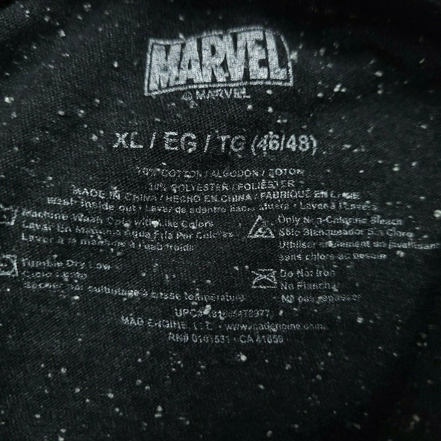 Vintage Marvel The Might Captain Marvel Super Hero Black T-Shirt Adult Extra Large XL Size US XL / EU 56 / 4 - 8 Thumbnail