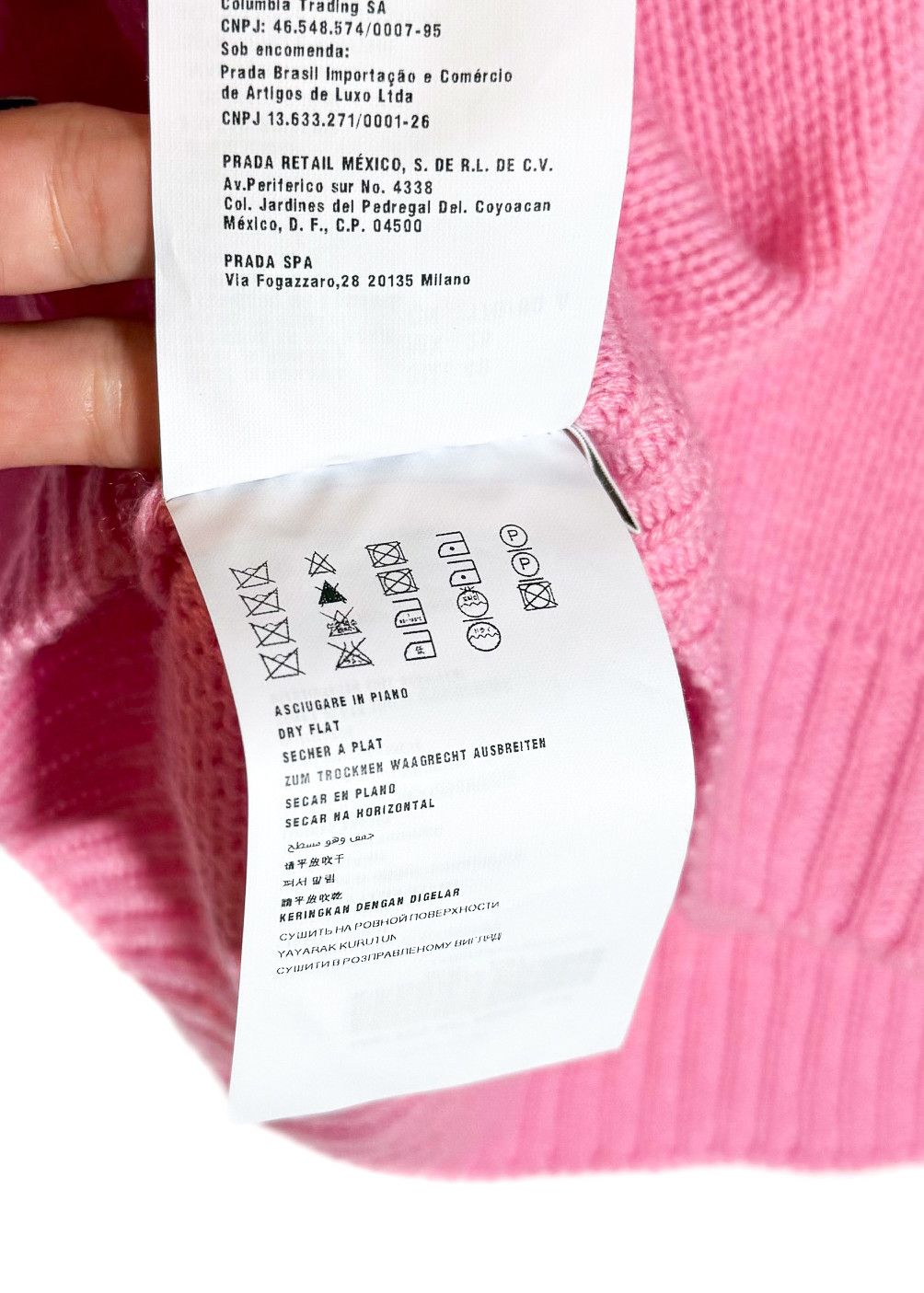 Miu Miu Miu Miu Bubblegum Pink Cropped Cashmere Sweater Size S / US 4 / IT 40 - 6 Thumbnail