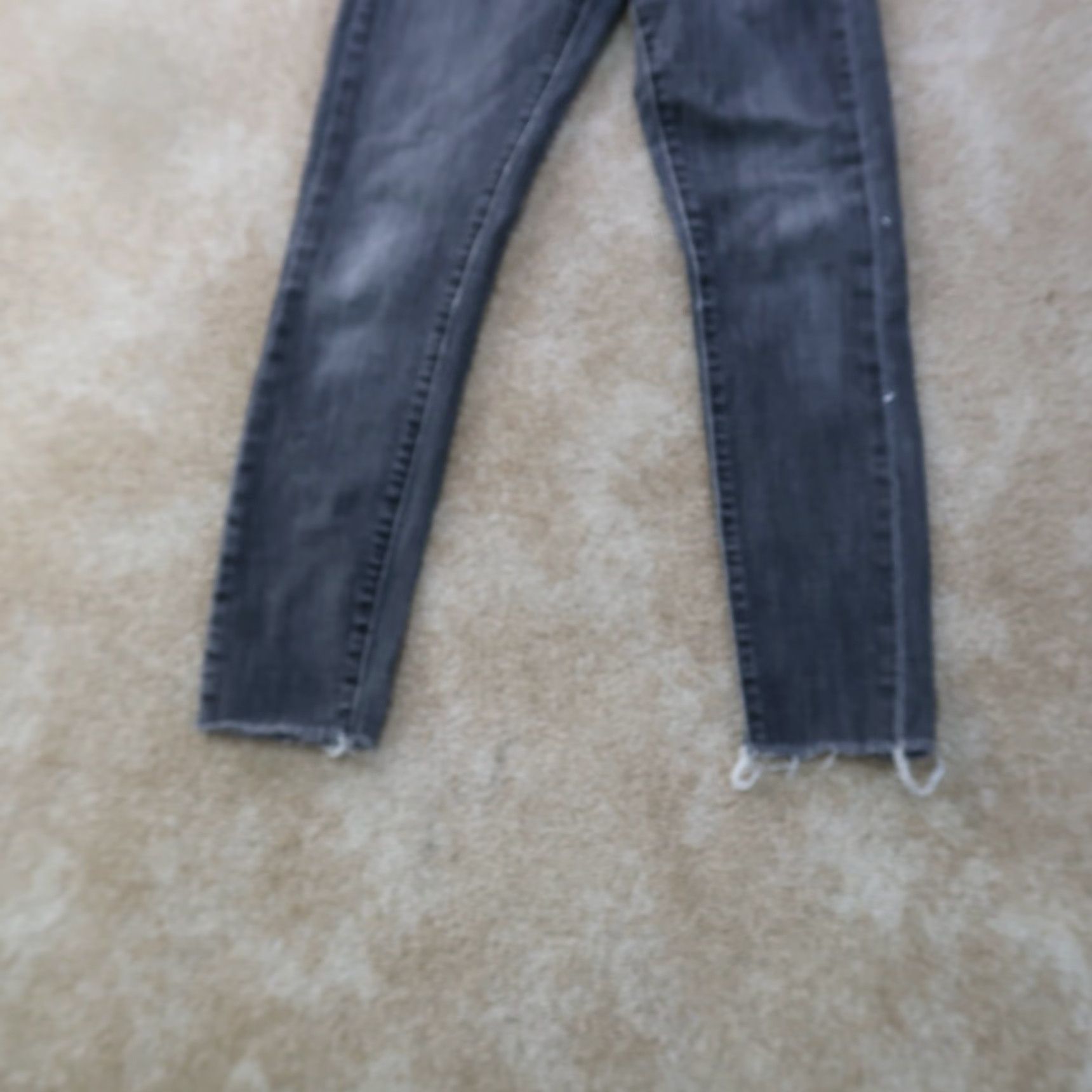 Levi's Levi's Wedgie Skinny Jeans Womens 27 Gray Button Fly Denim Size 27" / US 4 / IT 40 - 2 Thumbnail