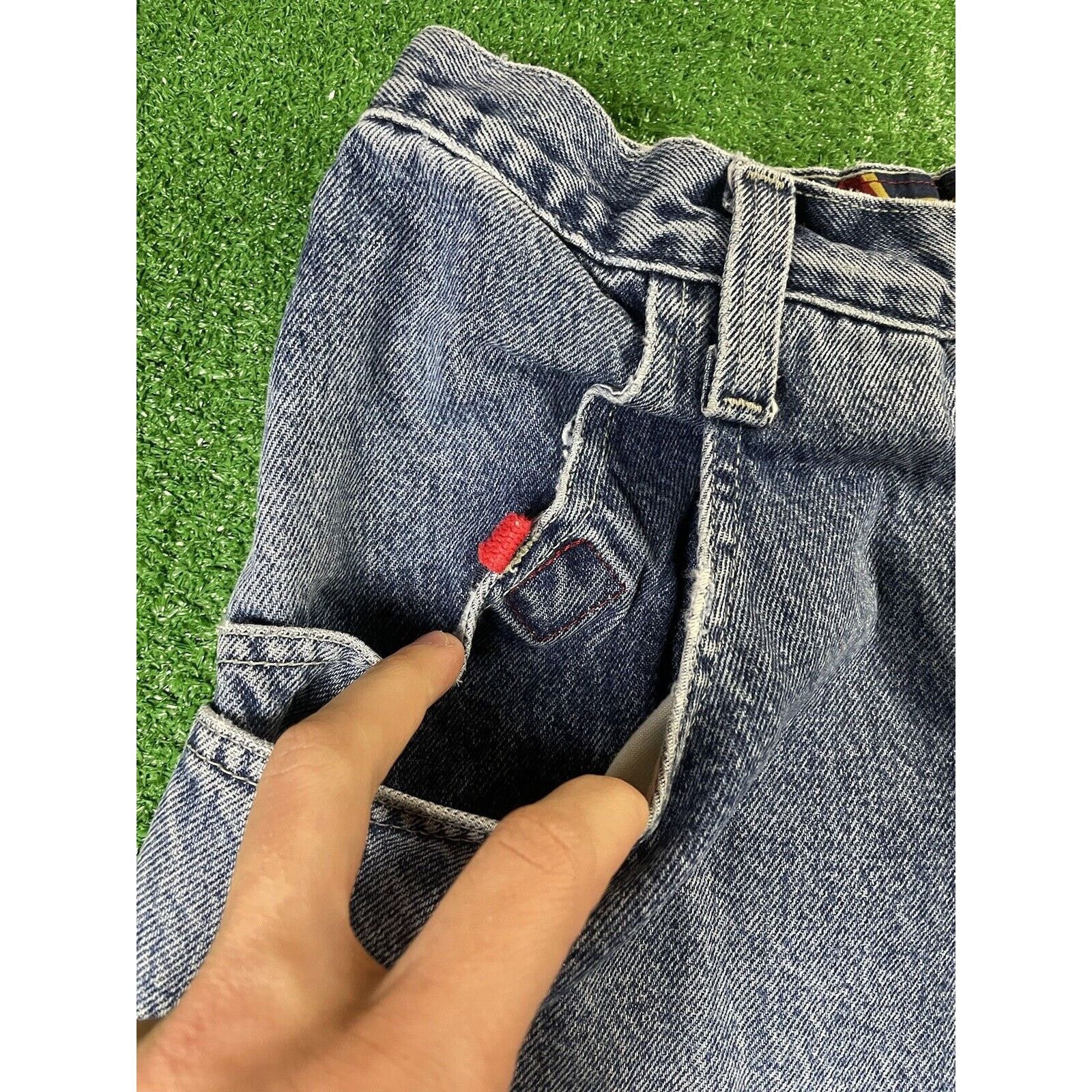 JNCO Vintage Y2K JNCO Pipe Wed Leg Medium 30 Denim Jean Shorts Size US 30 / EU 46 - 4 Thumbnail