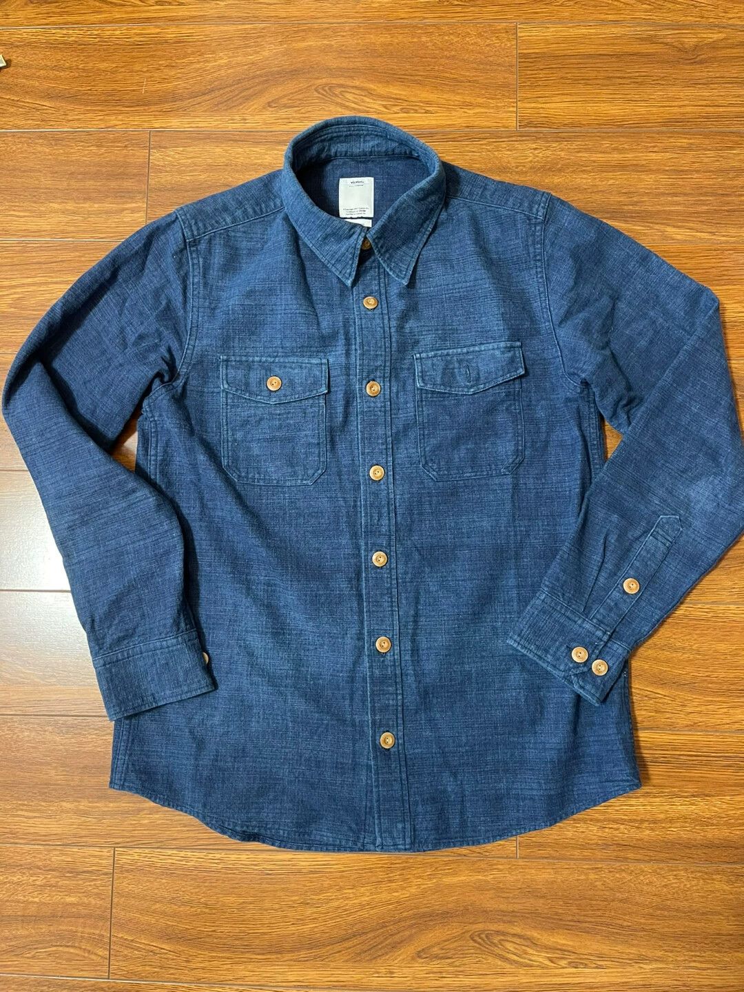 Visvim visvim Black Elk Flannel Shirt 16AW indigo Size US M / EU 48-50 / 2 - 1 Thumbnail