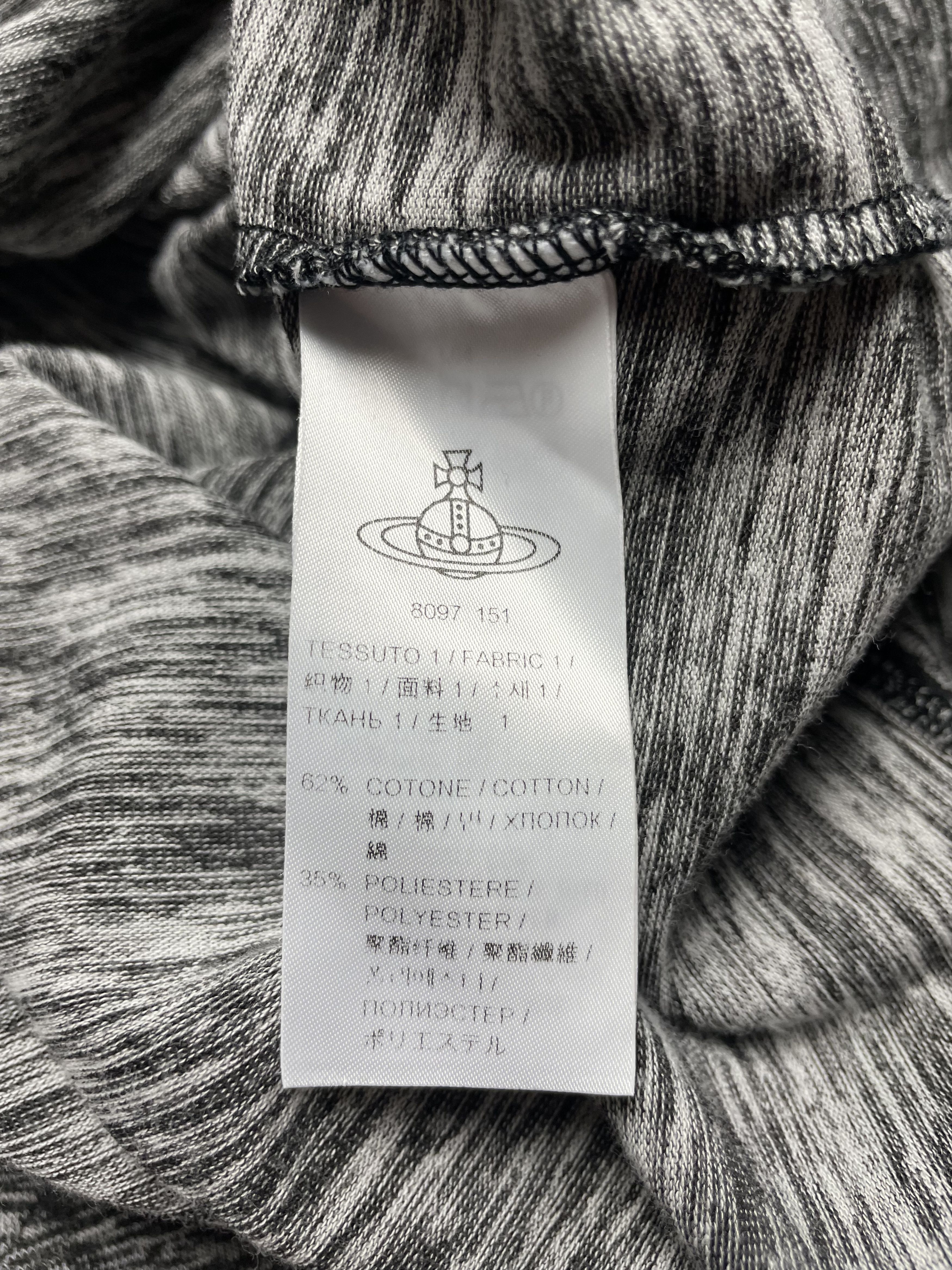 Vivienne Westwood Vivienne Westwood Anglomania Cotton Knit Grey Top Sweater Size XL / US 12-14 / IT 48-50 - 8 Thumbnail