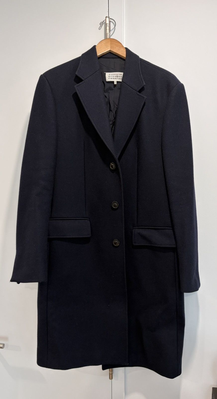 Maison Margiela Margiela Navy Coat Size US M / EU 48-50 / 2 - 2 Thumbnail