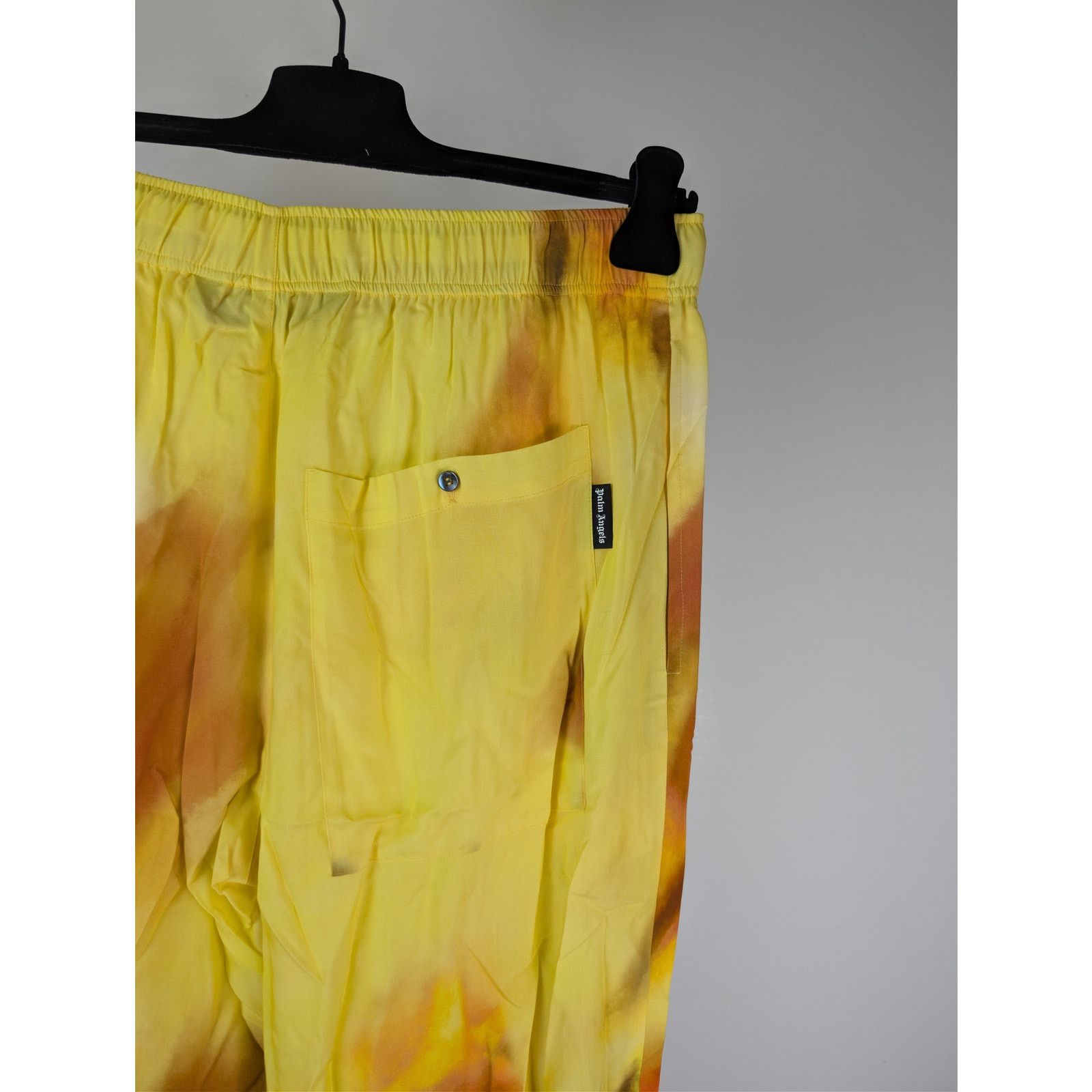 Palm Angels o1rshd1 Palms on Fire🔥 Cozy Pants in Yellow / Red Size US 36 / EU 52 - 15 Thumbnail